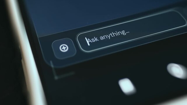 Search bar interface with the prompt Ask anything