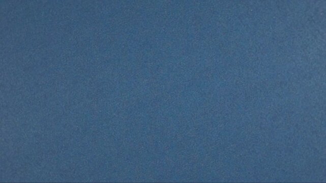 Rotation of new blue sheet of paper