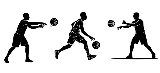 silhouettes of basketball players © ALI