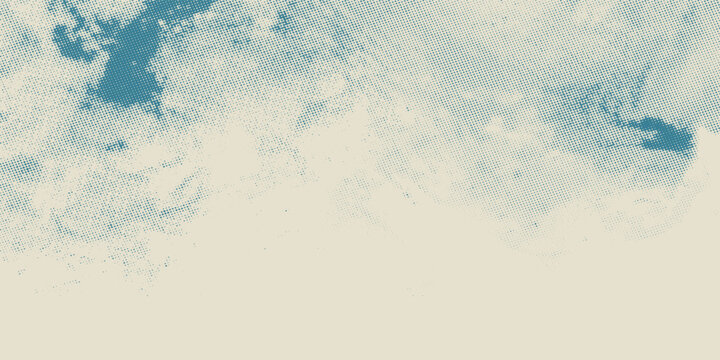 retro sky pattern on old paper background. raster vintage clouds