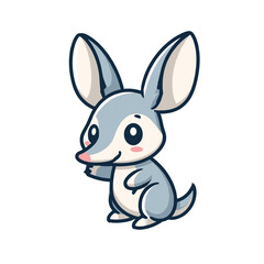 Fototapeta premium Cute cartoon bilby vector illustration