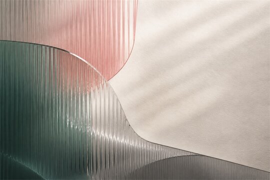 Sensory Glass Texture Background Editorial Hero With Copy Space