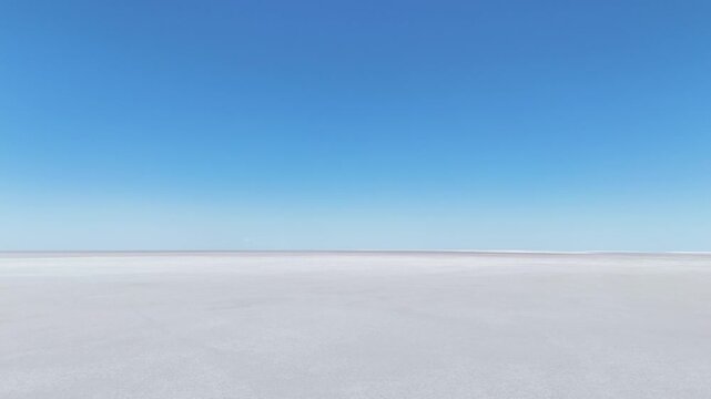 Aerial view of salt pan near Kubu Island