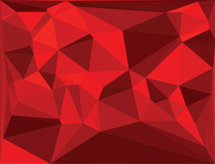 Fototapeta premium Abstract geometric low poly background illustration, generic vibrant gradient polygon pattern for modern design.