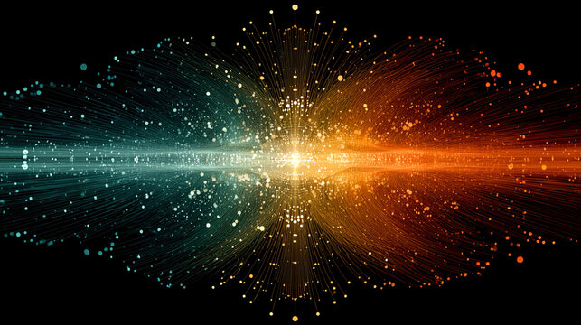 Correlation visualization - Abstract paired patterns conceptual statistical association visual energy alignment dynamic composition minimalistic representation expressive symbolic relational mapping