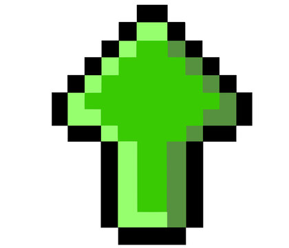 green arrow pixel