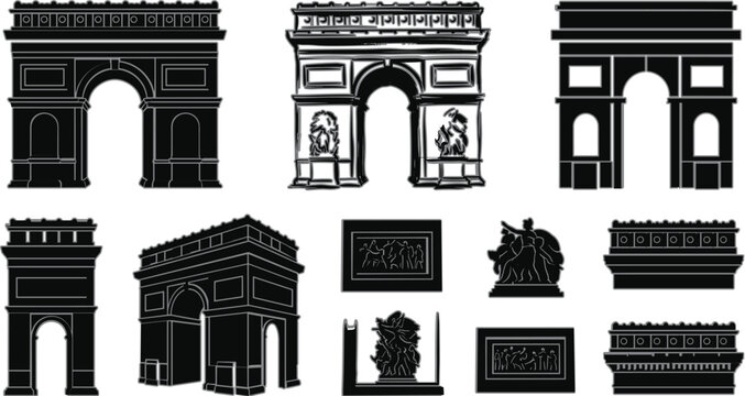 set of vector images