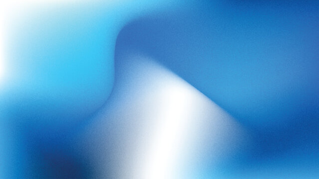 Ocean Blue Gradient Background, Abstract Blue Grainy Gradient Banner