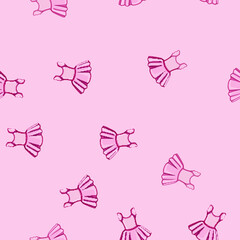 seamless pattern ballet ballerina dress cartoon. dance costume, elegance grace, stage classical ballet ballerina dress sign vector © PikePicture