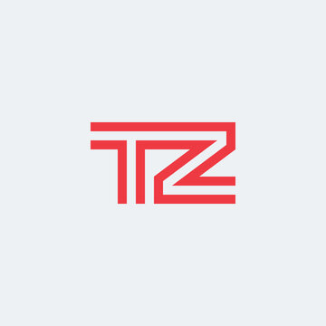 TZ monogram linear logo.