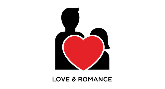 Couple in Love with Heart.