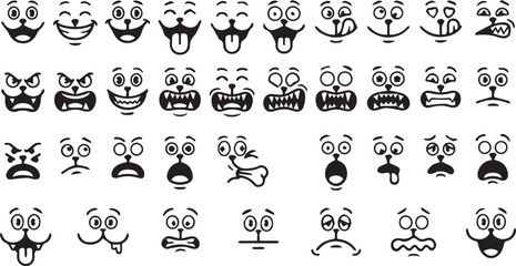 Fototapeta premium Comprehensive character design reference sheet vector – full body turnaround expressions poses and details for cartoon mascot development, hand drawn illustration guide for animation studio and comic 