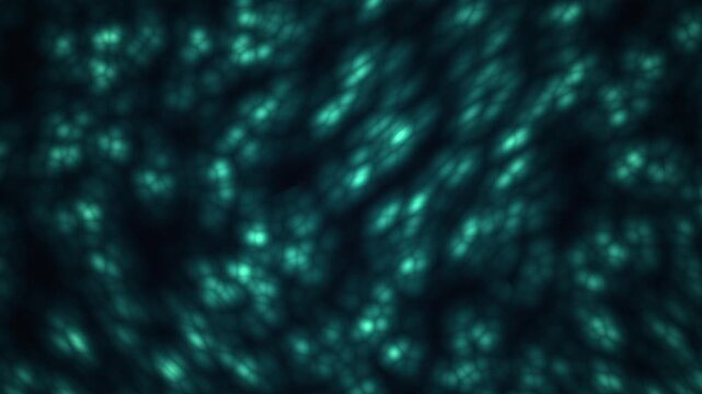 Mystical Teal Green Aurora Light Rays and Ethereal Glowing Fog Abstract Fantasy Underwater or Deep Space Background