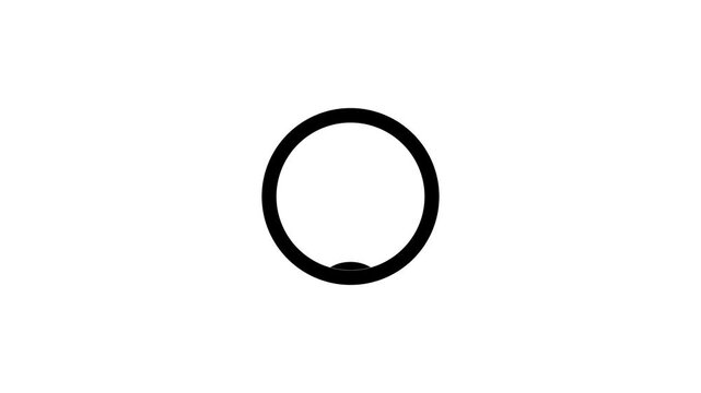 Question mark icon on background, looped motion