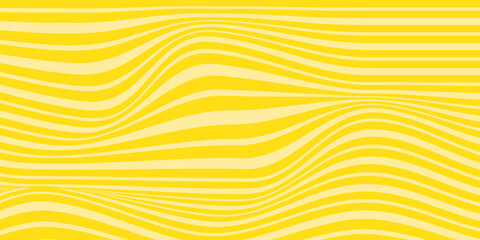 simple abstract banana color daigonal line pattern on yellow background © Fendi