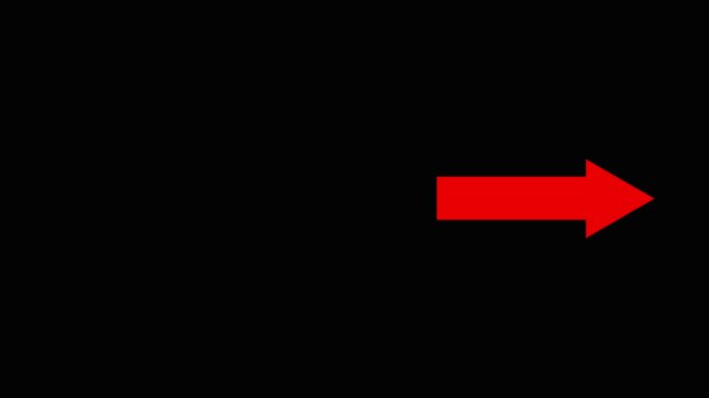 red arrow.direction symbol indicating back or previous page. simple red pointer showing opposite direction.