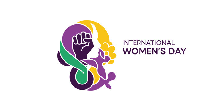 International Womens Day Logo Design.