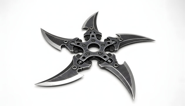 Shuriken Japanese throwing star weapon.