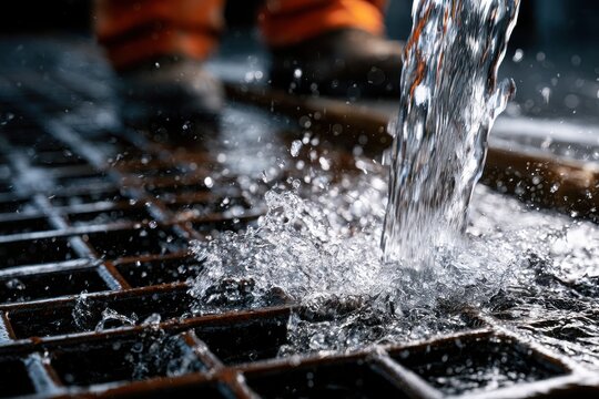 Industrial wastewater drainage and storm water management