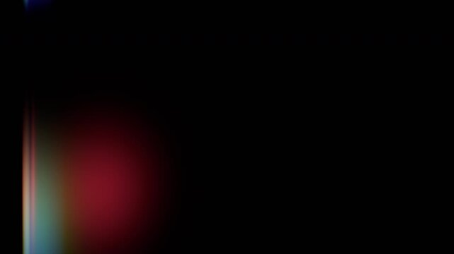 Abstract dark background with color refraction effect, 4k seamless loop 3d animation