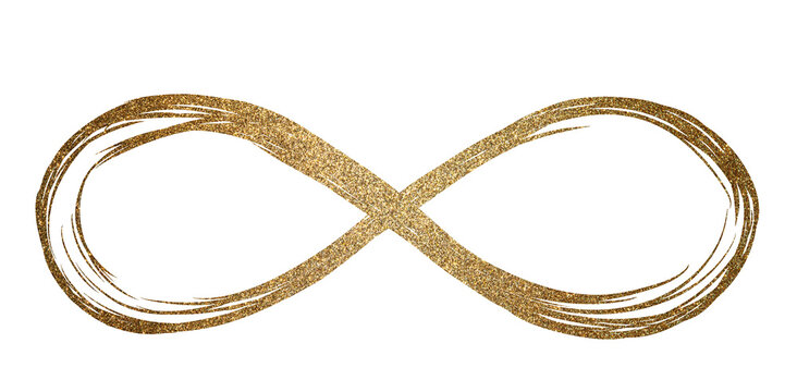 gold infinity symbol