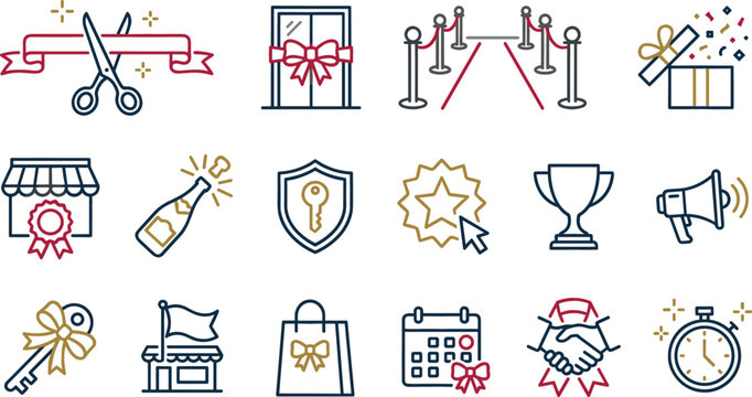 sport icons set