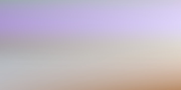 Soft gradient background, featuring a smooth, transition from a, light lavender purple, to a warm, beige and earthy, brown horizontal color blend
