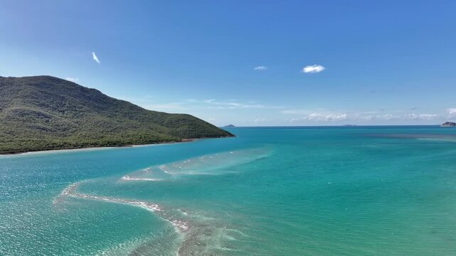 Spectacular cinematic aerial footage of Gloucester Island Queensland Australia