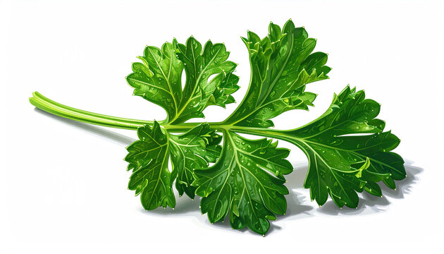 Fresh Green Parsley Leaf for Cooking and Garnishing