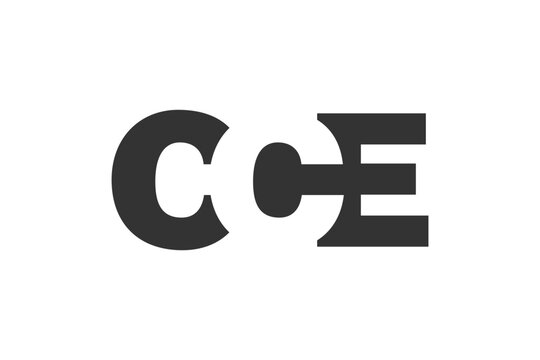 CCE logo design. Initial letter C C E bold font style for tech startups, consulting, corporate branding. Creative company name, headlines typography identity, trendy logotype.