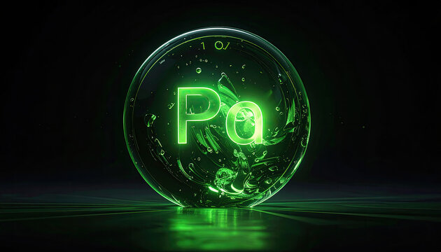 Provenance of the Chemical Element Polonium in a Futuristic Glass Sphere
