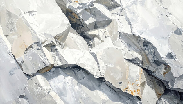 Closeup of Crumpled White Paper with Texture and Shadows