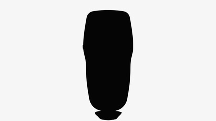 Black Silhouette of a Handheld Electronic Device © kiki__