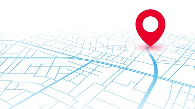 Location Point Map Marker Motion Graphics Template
