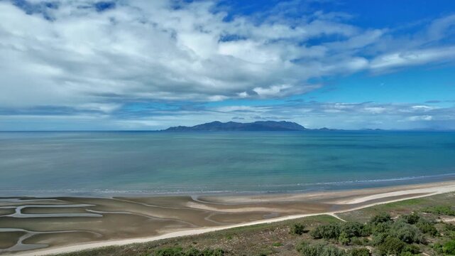 Cinematic aerial footage of Wunjunga near Ayr Queensland, Australia
