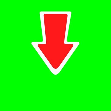 A smooth bouncing arrow Lottie animation that attracts user attention and encourages interaction.