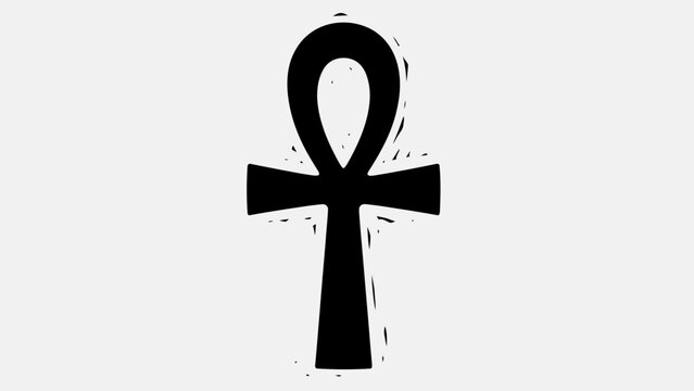 Ancient Egyptian Ankh Cross Symbol Icon