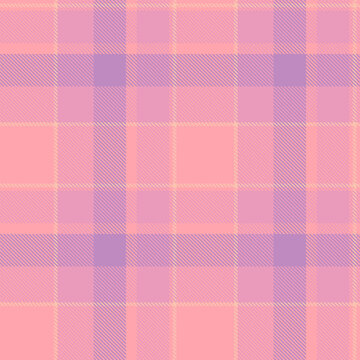 Traditional tartan plaid pattern with a textured woven appearance and red and pink tones. The seamless fabric design creates a calm decorative background with a traditional textile feel.