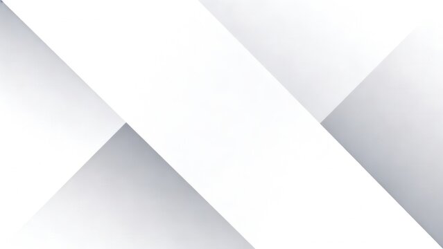 Abstract geometric shapes in white and gray