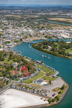 Auckland Point before the construction of the Eastshore outdoors entertainment area