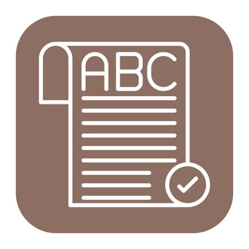 Spelling and Grammar Mistakes Icon