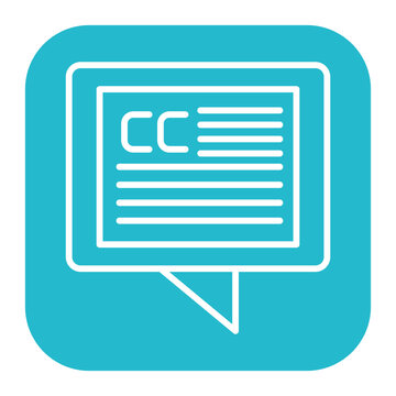 Closed Captioning Icon