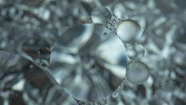 water drops on a glass