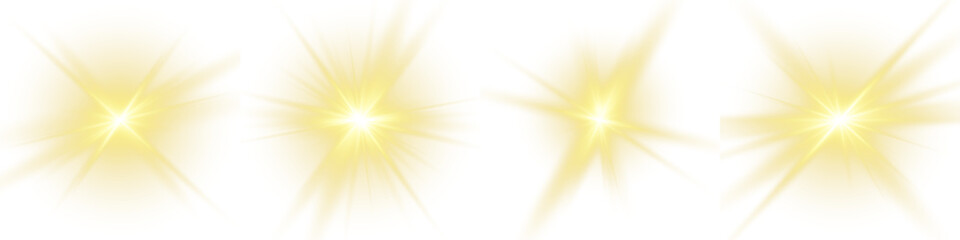 Obraz premium Group of lens flare effect Detailed crisp clear, as photo overlay.