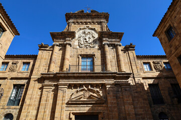 Obraz premium The Palace of Renedo de Valdetuejar, currently The Hospital of Regla in Leon city