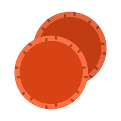 Naklejka premium Chips Icon Design