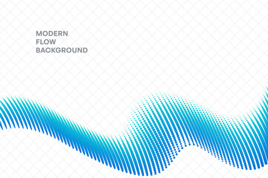 Clean Abstract Flowing Blue Particle Background for Corporate Presentation