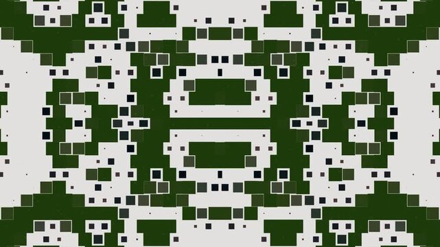 green pixel data glitch mirror pattern