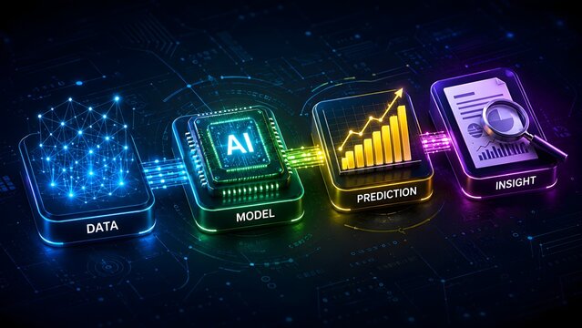 AI Data Model for Prediction and Insight Visualization in Digital Technology