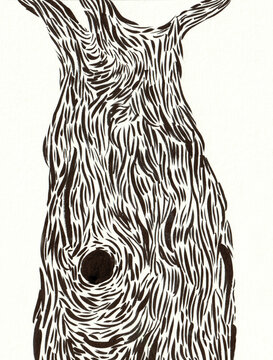 A tree with a texture I
